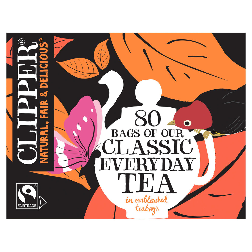 Clipper Fairtrade Everyday Tea Bags x80 23g