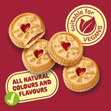 Jammie Dodgers Raspberry Biscuits Minis Multipack   6 per pack