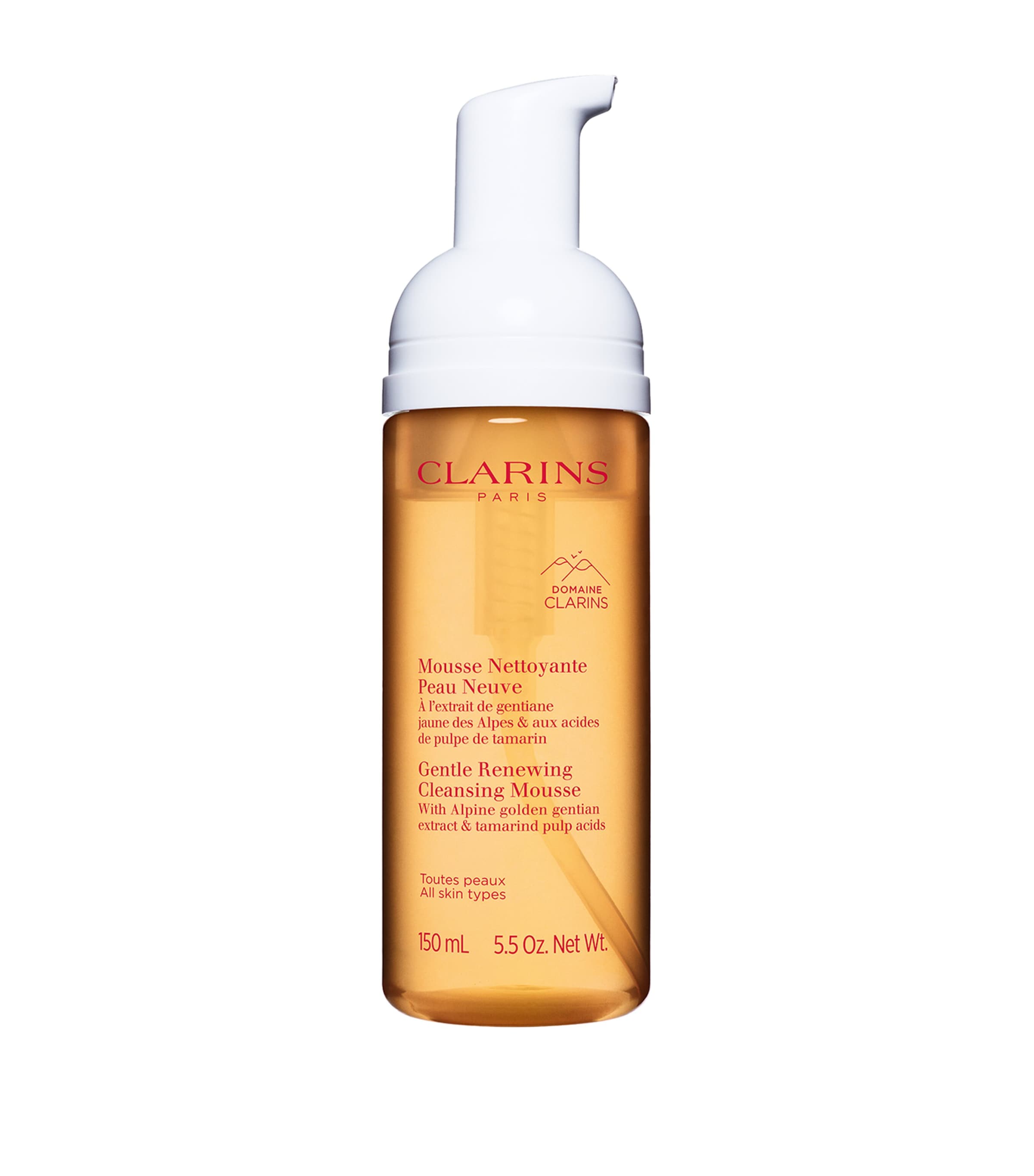 Clarins Gentle Renewing Cleansing Mousse 150ml - British product