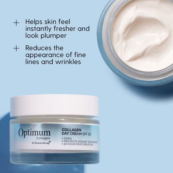 Optimum Collagen Day Cream 50ml, imported from the UK