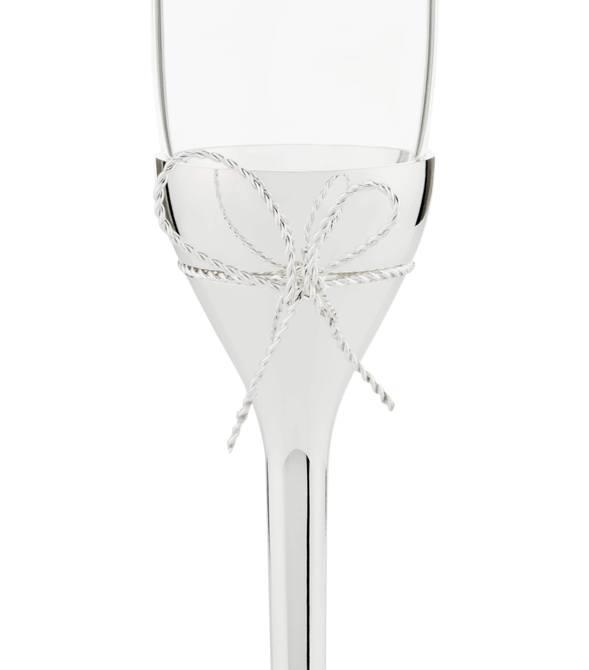 Wedgwood Love Knots Toasting Flutes Set of 2 (British brand)