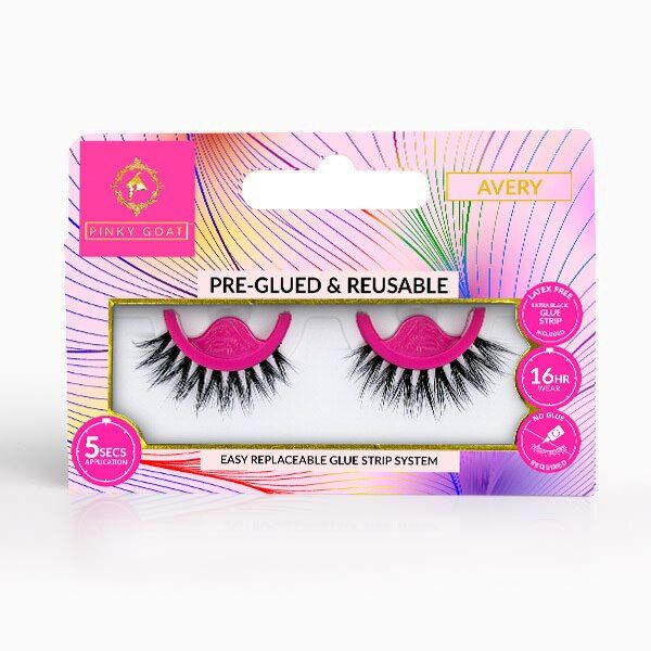 DNR Pinky Goat Pre-Glued Vegan Lashes - Avery GOODS Superdrug   