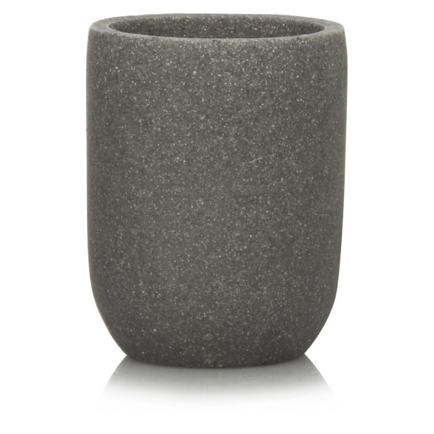 George Home Charcoal Sandstone Effect Tumbler General Household ASDA   