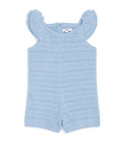 Chloé Kids cotton knitted logo playsuit 6-36 months - British product