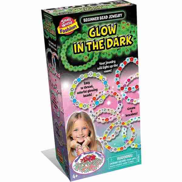 Small World Toys glow bead kit for beginners - British product