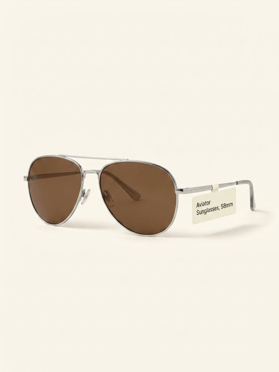 Burberry BE3125 pilot-frame metal sunglasses - British product