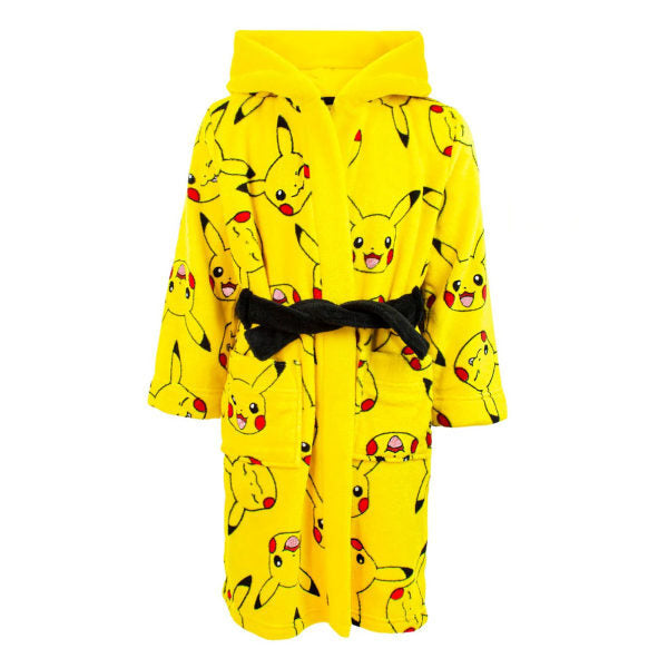 Pokemon Kids Pikachu Front Pocket Robe (5-6 Years)