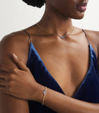 Emily P. Wheeler yellow gold sapphire ombré necklace (British brand)
