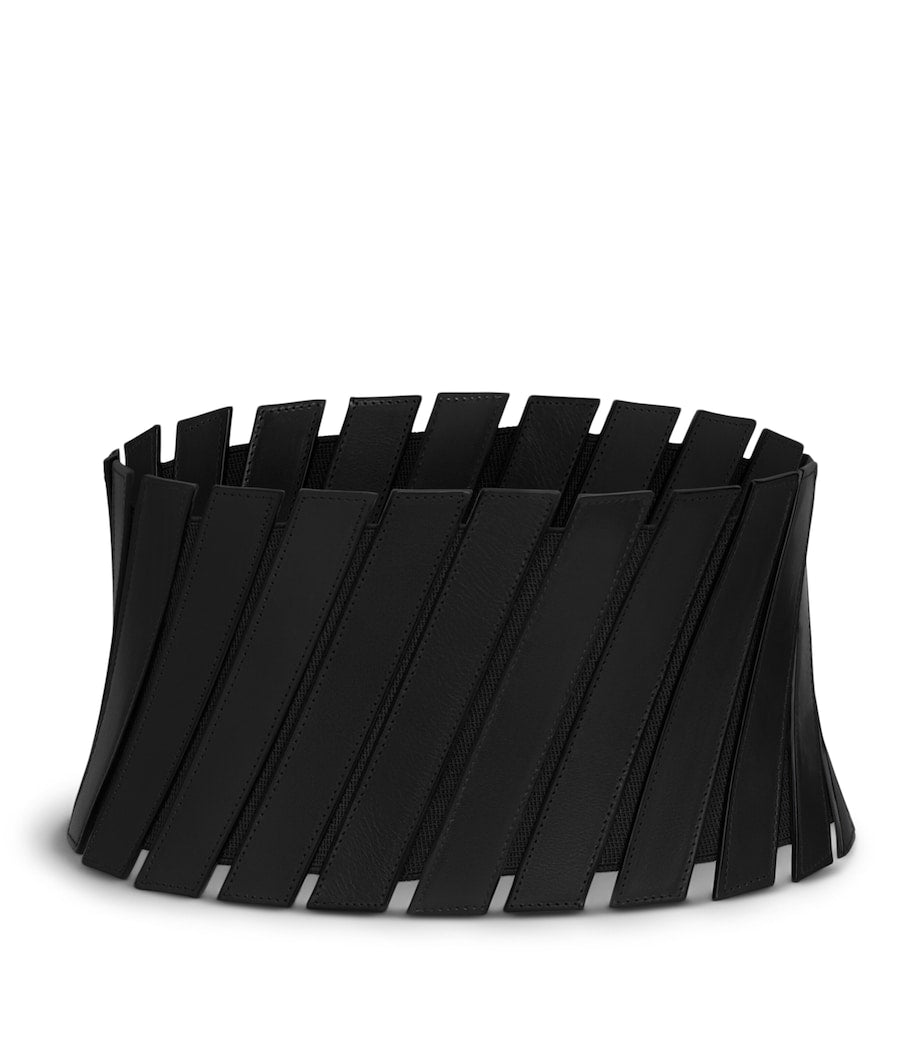 Alaïa leather corset bustier belt (British brand)