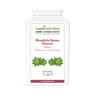 Holland & Barrett Supplement Place Rhodiola Rosea Root Extract 200mg 3% Rosavins 120 Capsules- Buy online at McGrocer