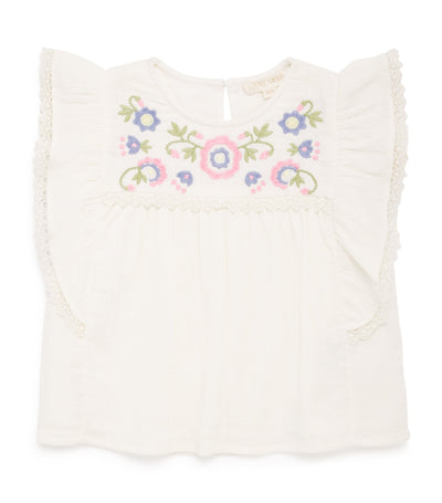 Blouse enfant en coton Malya Louise Misha Harrods (5-10 ans) - Acheter en ligne sur McGrocer