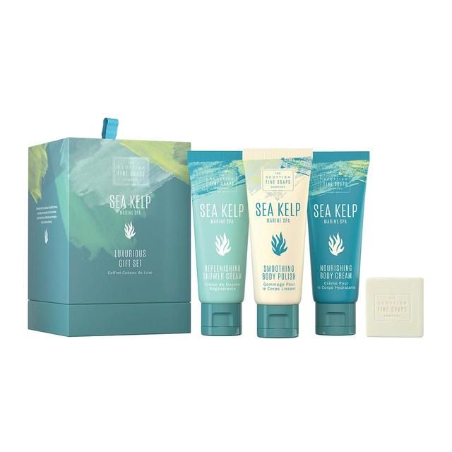 Scottish Fine Soaps Sea Kelp Marine Spa Luxurious Gift Set Shower, Bath & Hand Hygiene M&S   