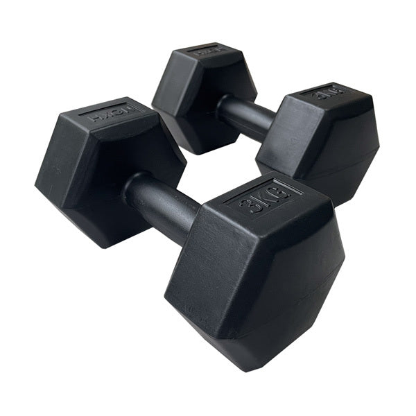 HXGN hex dumbbell set 12kg - British product