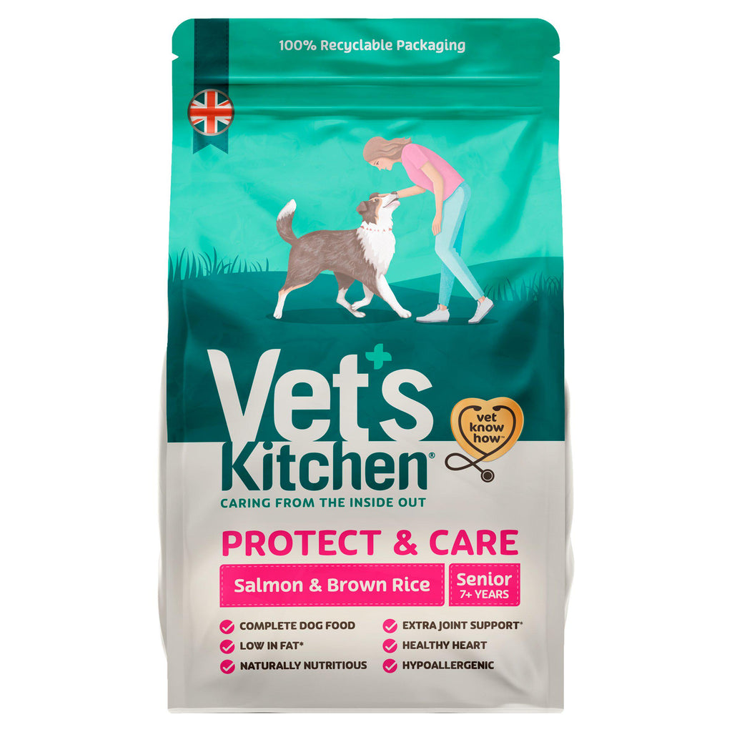 Vet's Kitchen Senior 7+ Years Salmon & Brown Rice 3kg