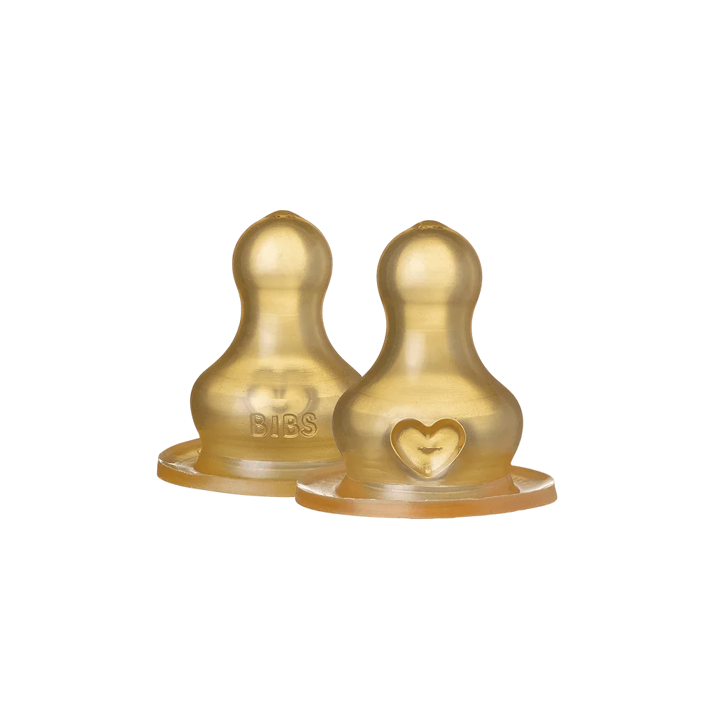 BIBS bottle nipple slow flow 2 pack - British product