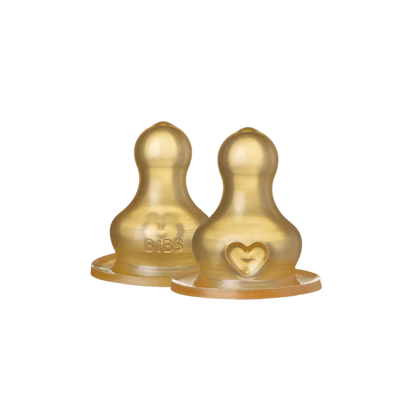 BIBS bottle nipple slow flow 2 pack - British product
