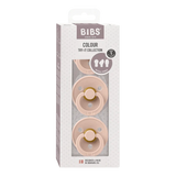 BIBS Try-It Collection pacifiers size 1 blush 3 pack, UK version