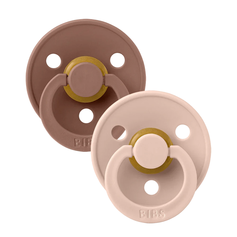 BIBS pacifiers 2 pack blush woodchuck size 2, UK version