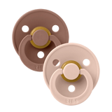 BIBS pacifiers 2 pack blush woodchuck size 2, UK version
