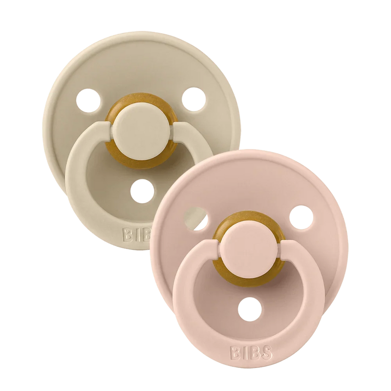 BIBS pacifier 2 pack Vanilla/Blush size 2, UK version