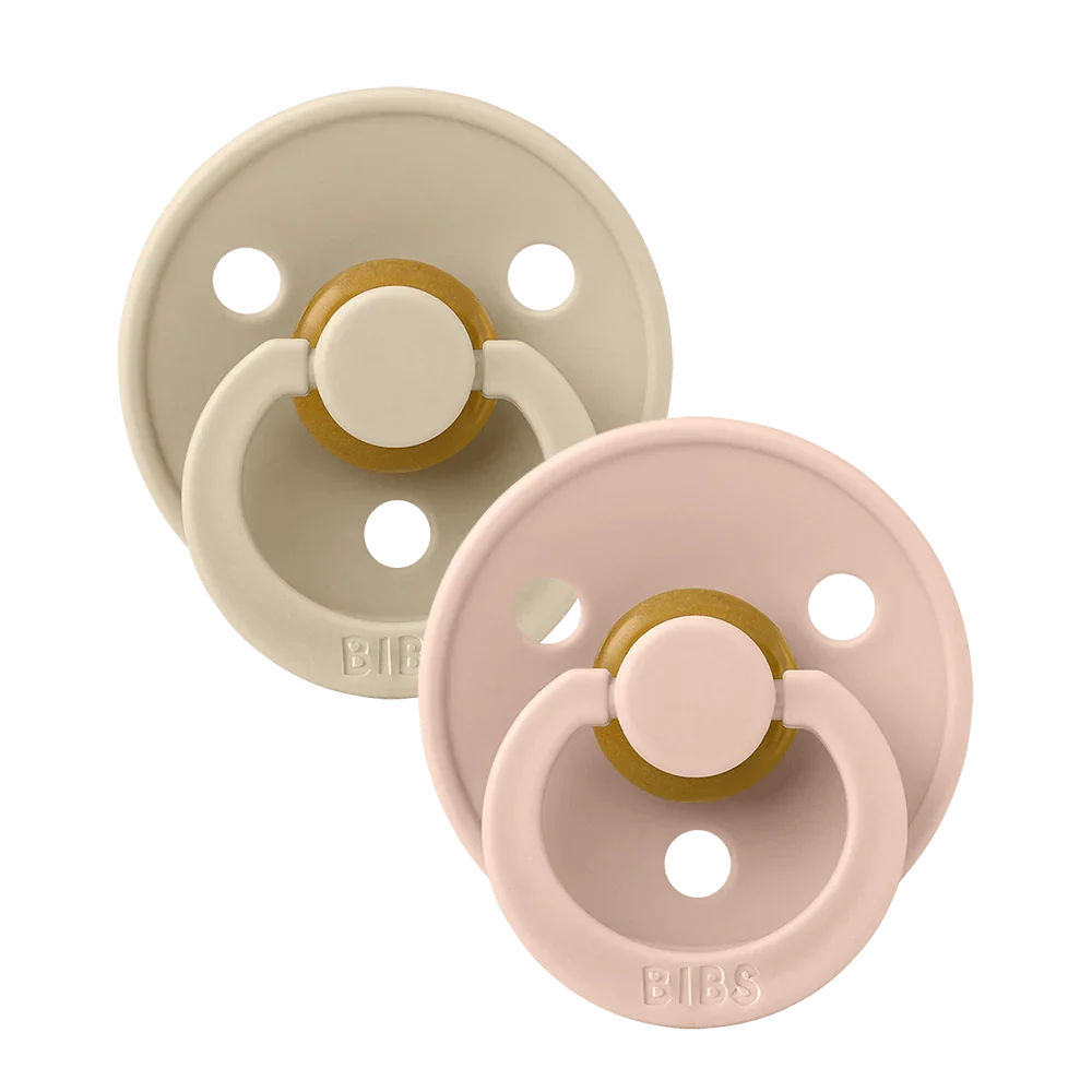 BIBS pacifier 2 pack Vanilla/Blush size 2, UK version