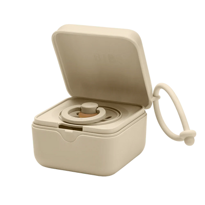 ukbabycentre BIBS Vanilla Pacifier Storage and Sterilizer Box- Buy online at McGrocer