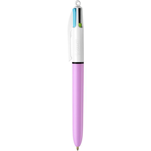 BIC 4 Colours Fun Retractable Ballpoint Pens Pack of 3   3 per pack