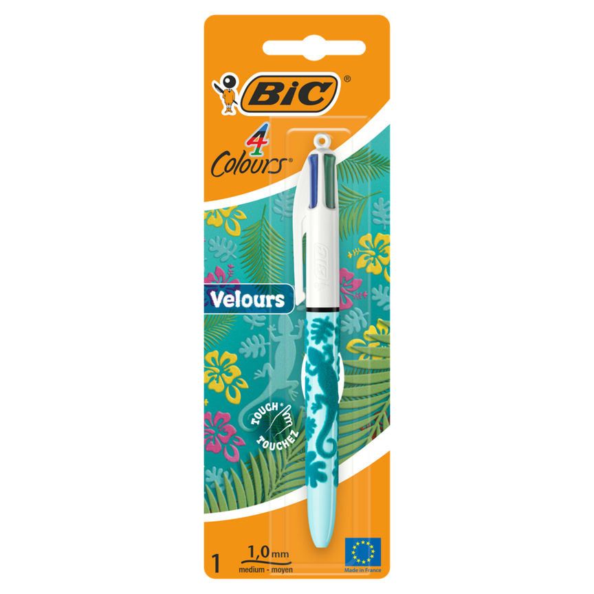 Bic 4 Colours Velour Ball Point Pen