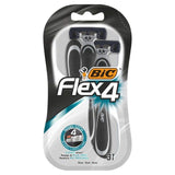 BIC Flex 4 Disposable Razors   3 per pack