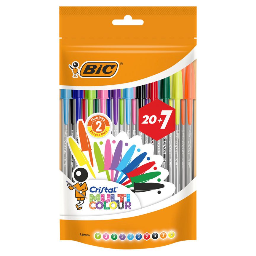 Bic Multicolour Cristal Ball Point Pens