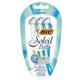 BIC Soleil Bella Disposable Women's Razors Coconut Milk   3 per pack