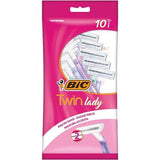 BIC Twin Lady Shaver Pouch of 10