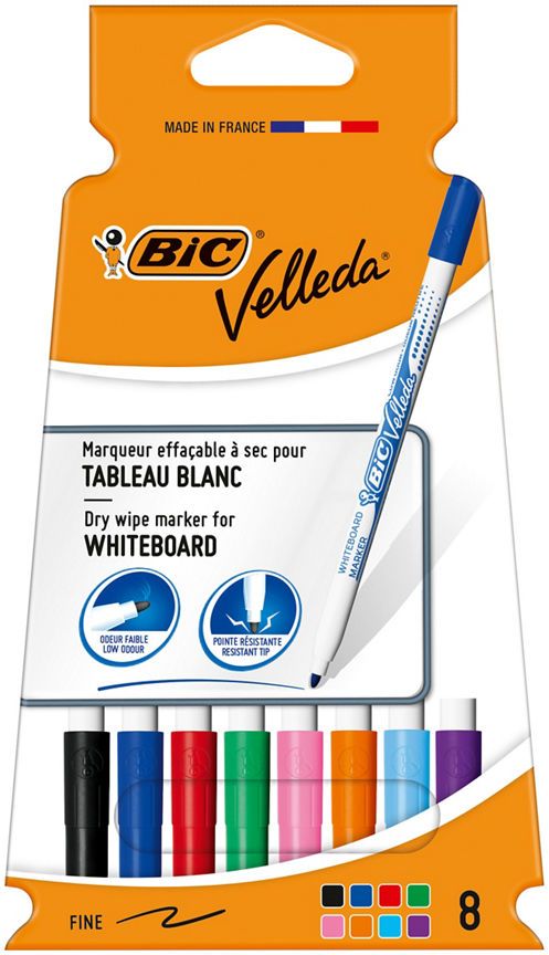 Bic Velleda Markers 8 Pack