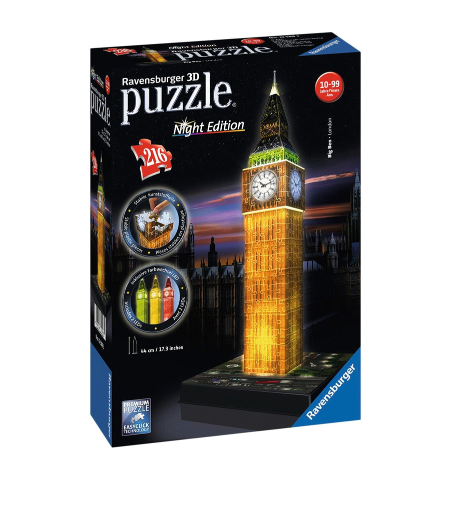 Big Ben Night Edition 3D Jigsaw Puzzle (216 pieces)