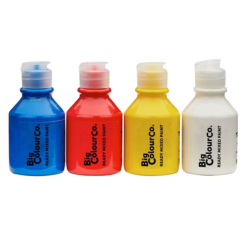 Big Colour Co Primary Readymix Paint 3 Pack