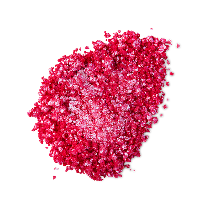 Lush Big Bang glitter crumble pink eyeshadow (British brand)