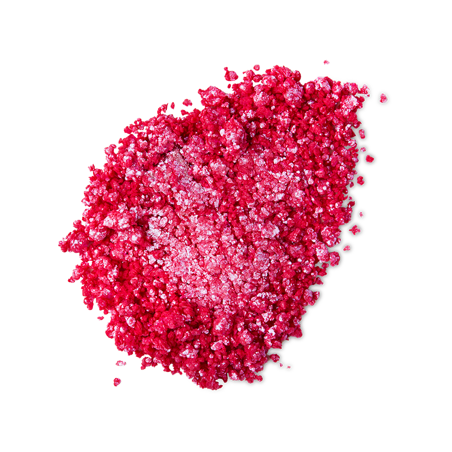 Lush Big Bang glitter crumble pink eyeshadow (British brand)