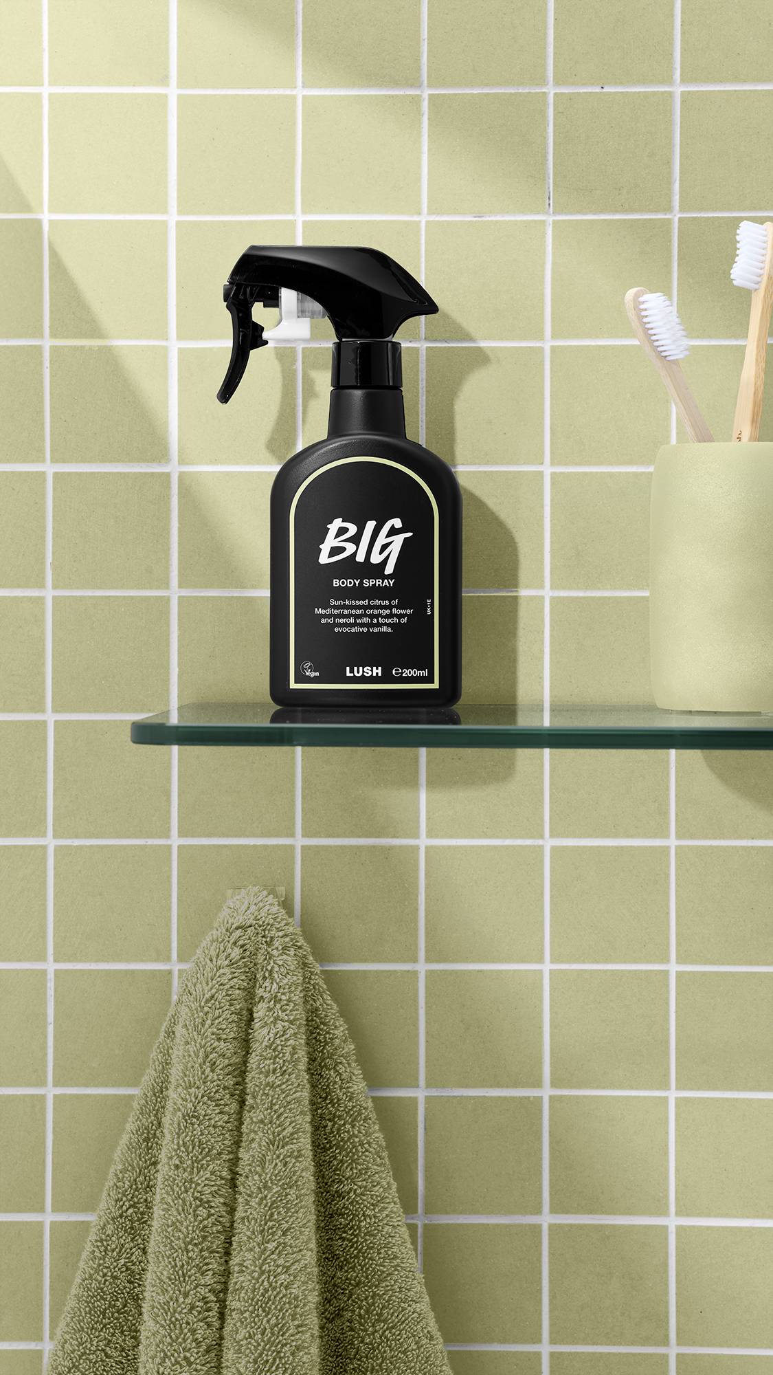 Lush Big Body Spray, imported from the UK