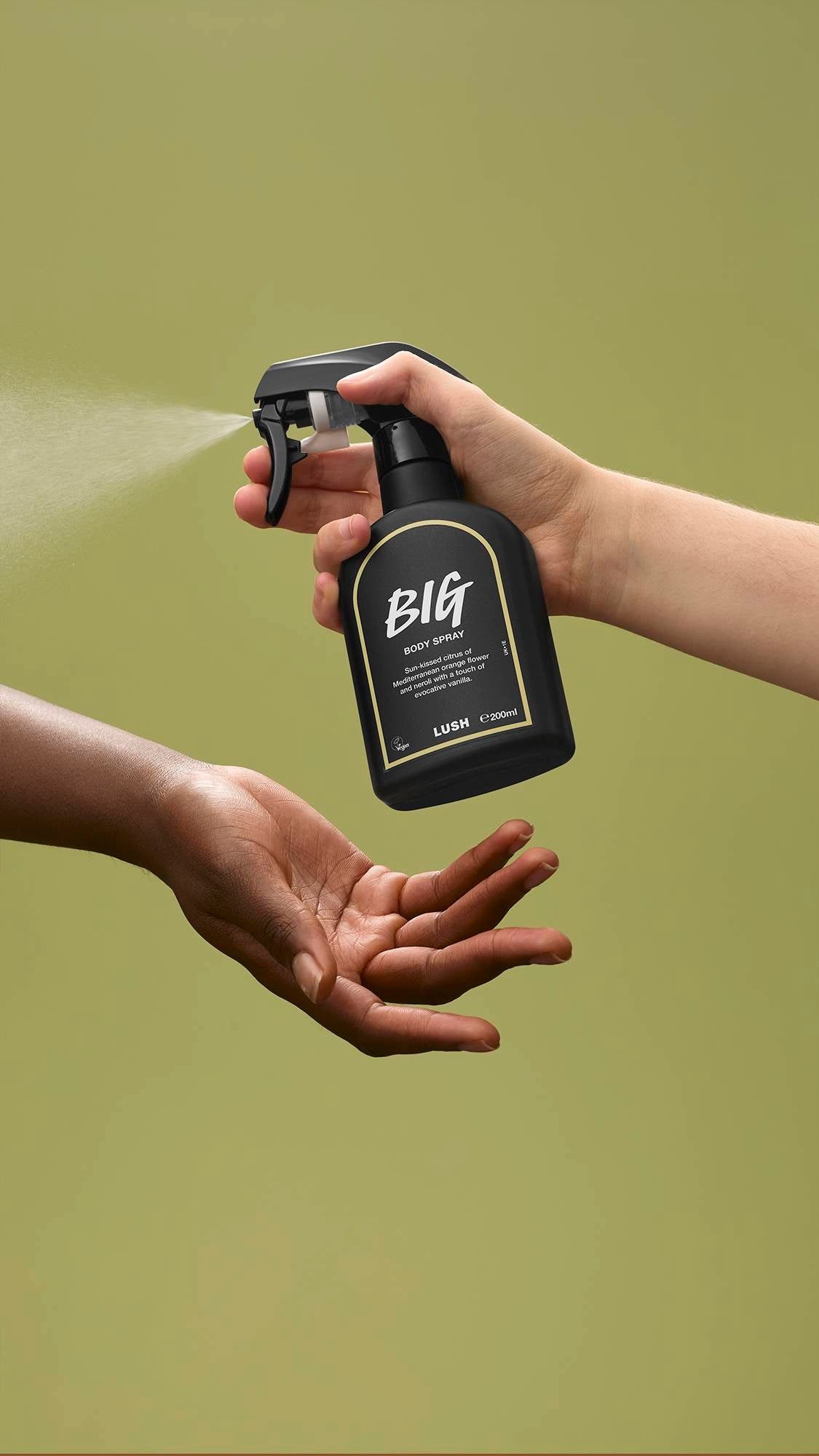 Lush Big Body Spray, imported from the UK