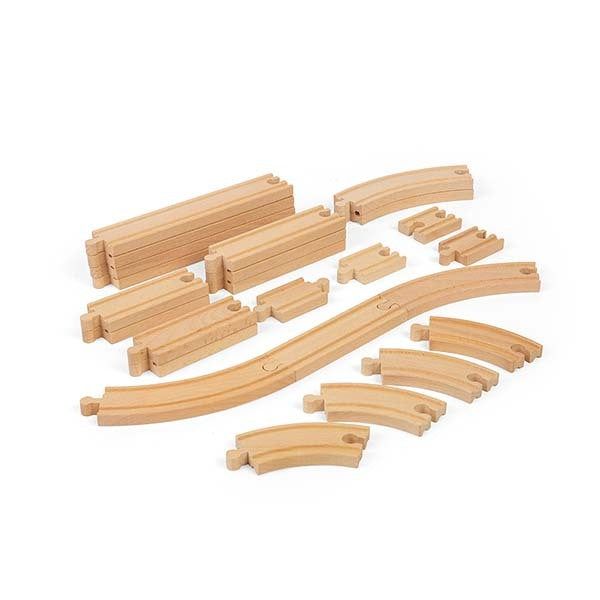 Bigjigs Rail Straights & Curves Track Pack - McGrocer