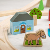 Bigjigs Rail Town and Country Train Set - McGrocer
