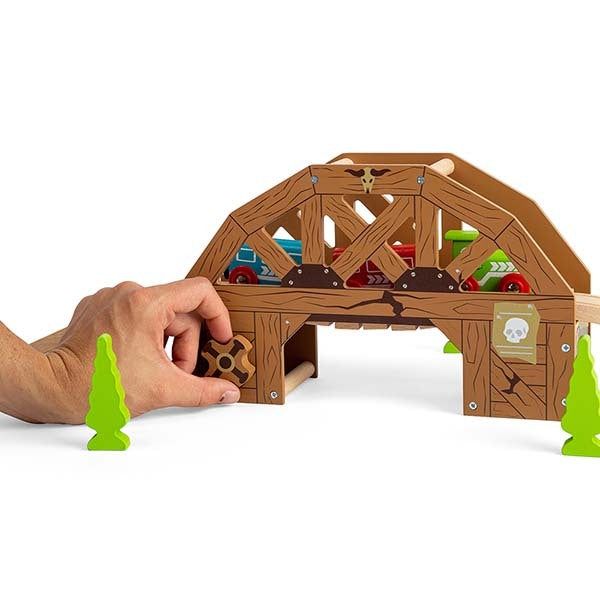 Bigjigs Rail Wooden Rickety Bridge Train Set Accessory