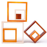 Bigjigs Toys 7 Wooden Stacking Squares