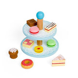 Bigjigs Toys Cake stand with Cakes