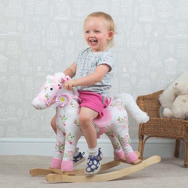 Bigjigs Toys Floral Rocking Horse