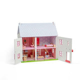 Bigjigs Toys Heritage Rose Cottage Dolls House