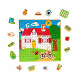 Bigjigs Toys House Παιχνίδι σε σχήμα δαντέλας - McGrocer