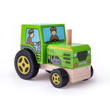 Bigjigs Toys Stacking Tractor Toy