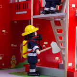 Bigjigs Toys Wooden City Fire Station Playset