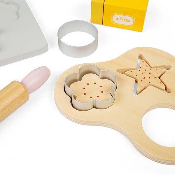 Bigjigs Toys Wooden Cookie Baking Set